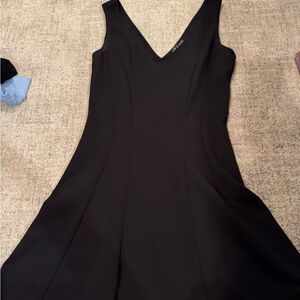 Black basic aqua dress